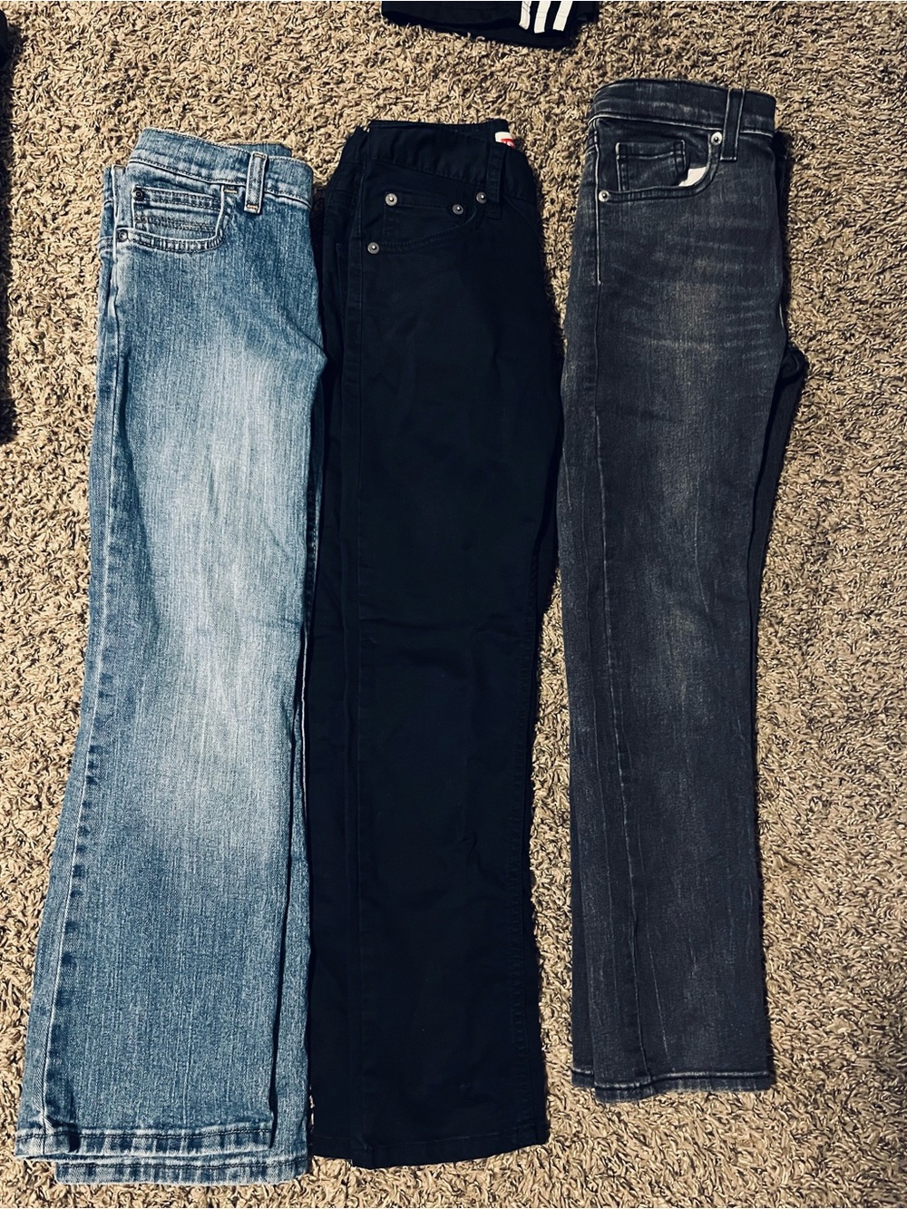 Levi's Kids Jeans Trio - Light Blue, Black & Gray